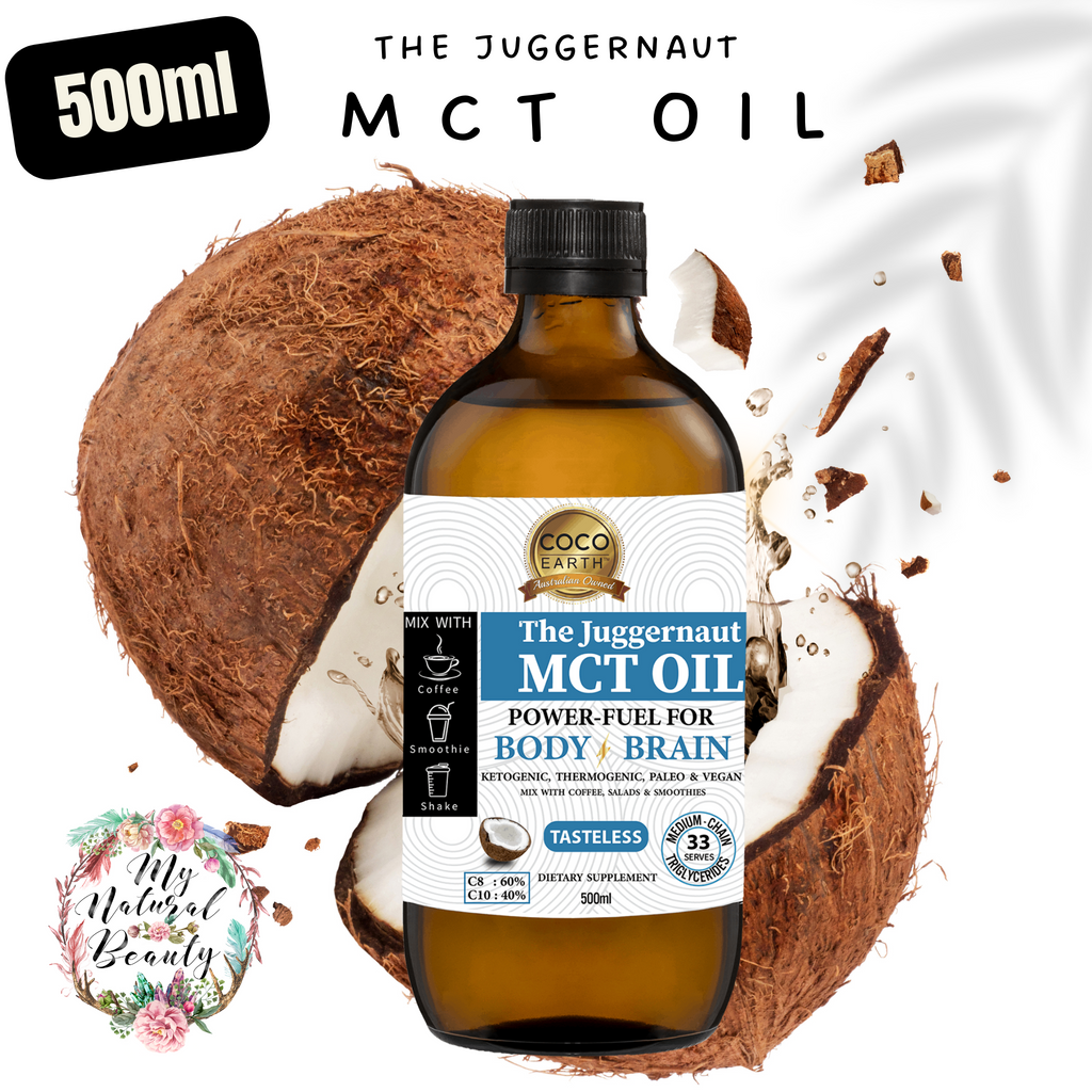 The Juggernaut Coconut MCT Oil- 1 Litre (2x 500ml)    Buy Online Australia