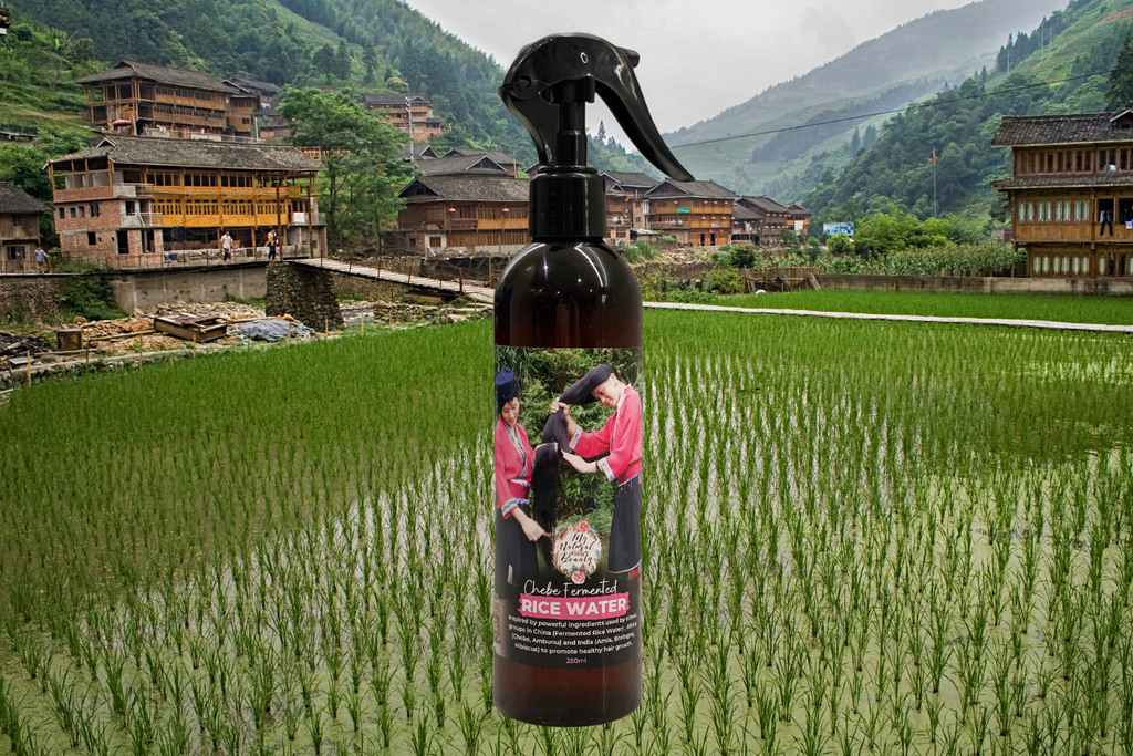   Rice water has been used for centuries by women in China, Japan and South East Asia to care for their hair and keep it thick, lustrous and beautiful. Chebe Fermented Rice Water is formulated to provide you with all the benefits of rice water. 