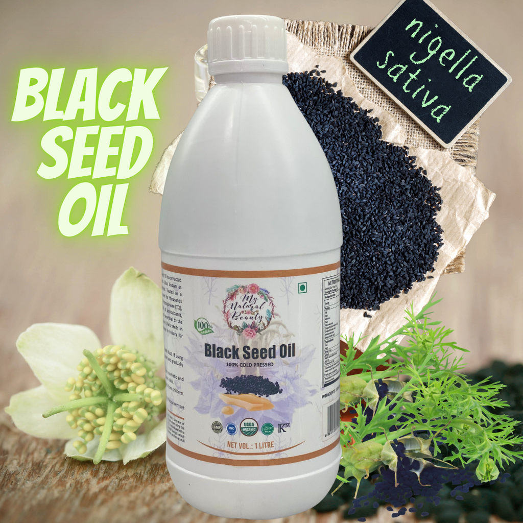  My Natural Beauty’s 100% Pure Black Seed Oil is Food Grade and 100% Certified Organic and can be taken orally as well applied topically to the skin and scalp. Thousands of years ago, Black Seed Oil was used by ancient Egyptian royalty like Nefertiti and Cleopatra for medicinal purposes and to keep their skin healthy and beautiful