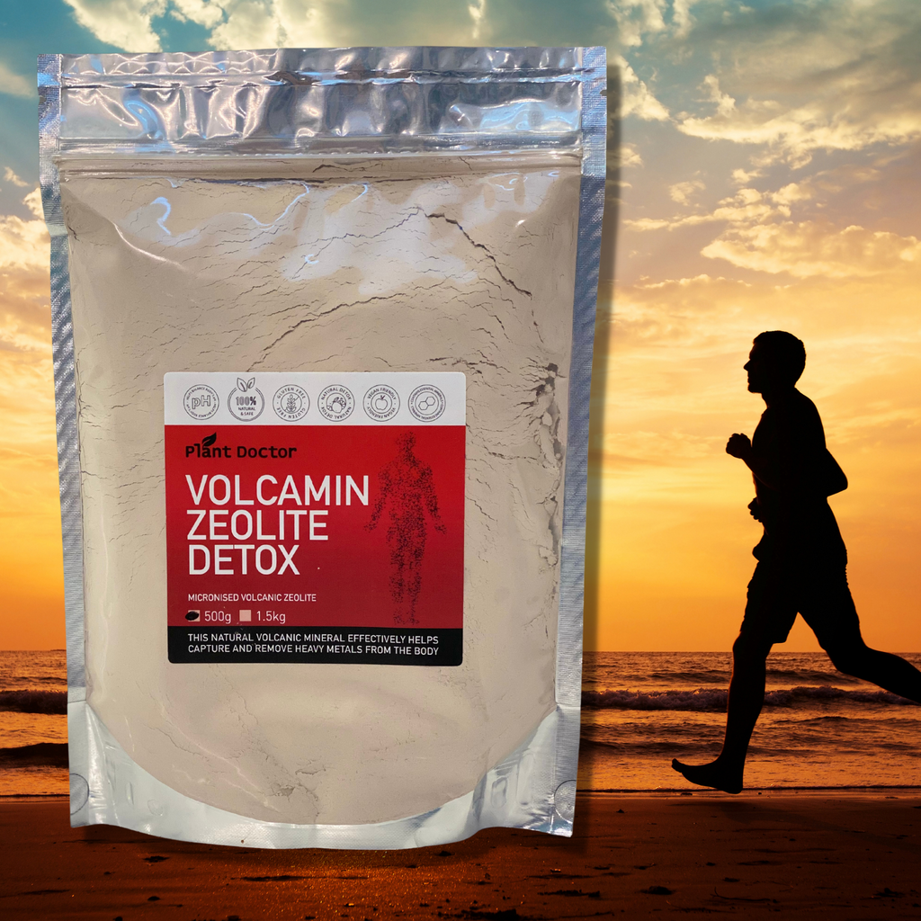   COUNTRY OF ORIGIN: Australia Micronised Volcamin (Clinoptilolite Zeolite) Detox – 500g   ZEOLITE DETOX- Micronised Volcanic Zeolite – 500g Micronised- Helps to remove heavy metals- Health supplement