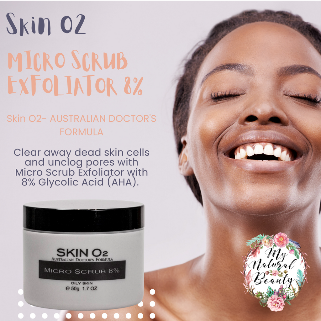 Skin O2 MICRO SCRUB EXFOLIATOR 8% - 50g. Buy online. On Sale. FREE shipping over $60.00. SkinO2 Skin 02 Skin02