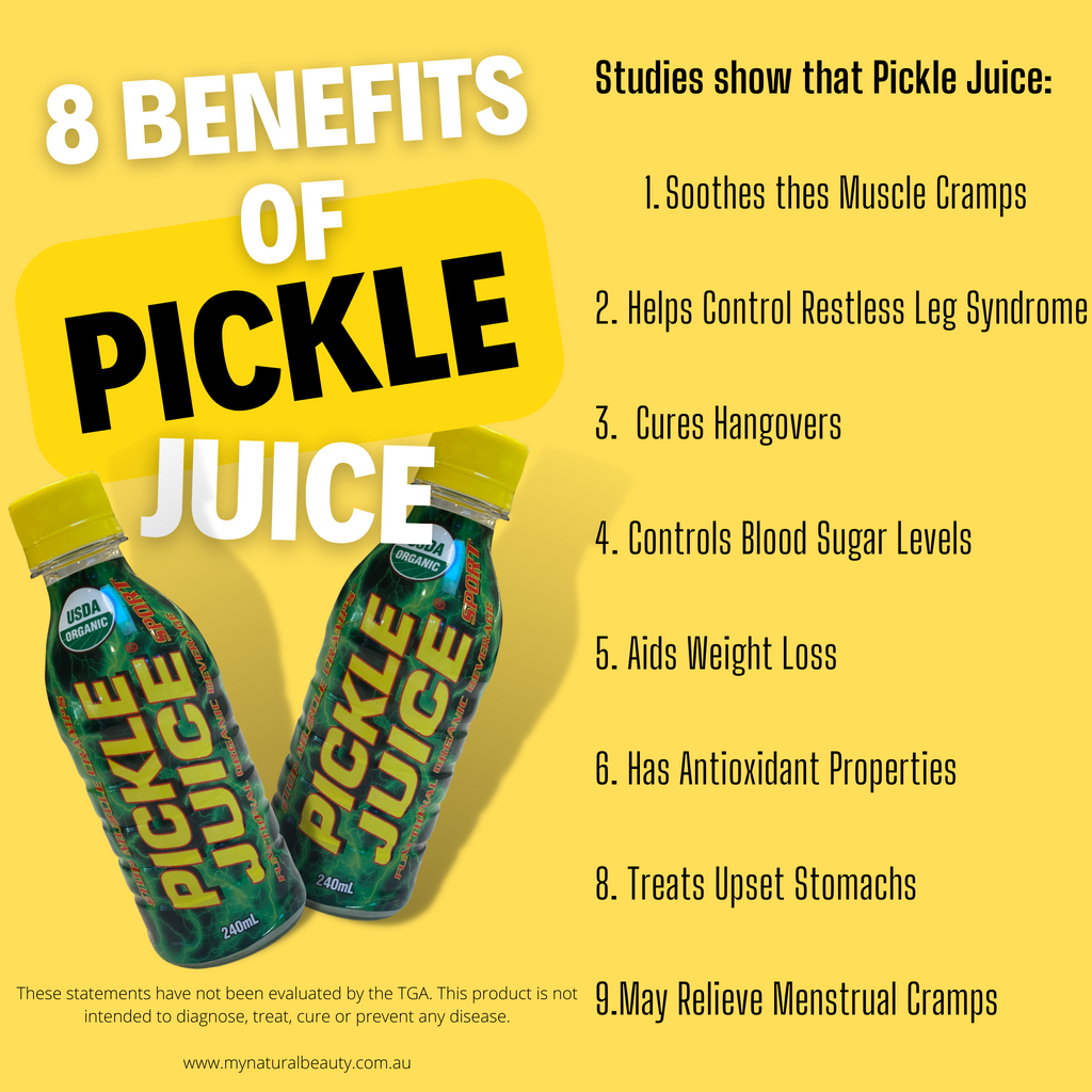 RELIEVES NIGHT OR NOCTURNAL CRAMPS    Pickle Juice 240ml Regular Strength bottles are proven to provide relief to those who experience nocturnal or night cramps.  Slowly ingesting Pickle Juice's 240ml bottles before you go sleep is a cost effective way to rid your night cramps. 