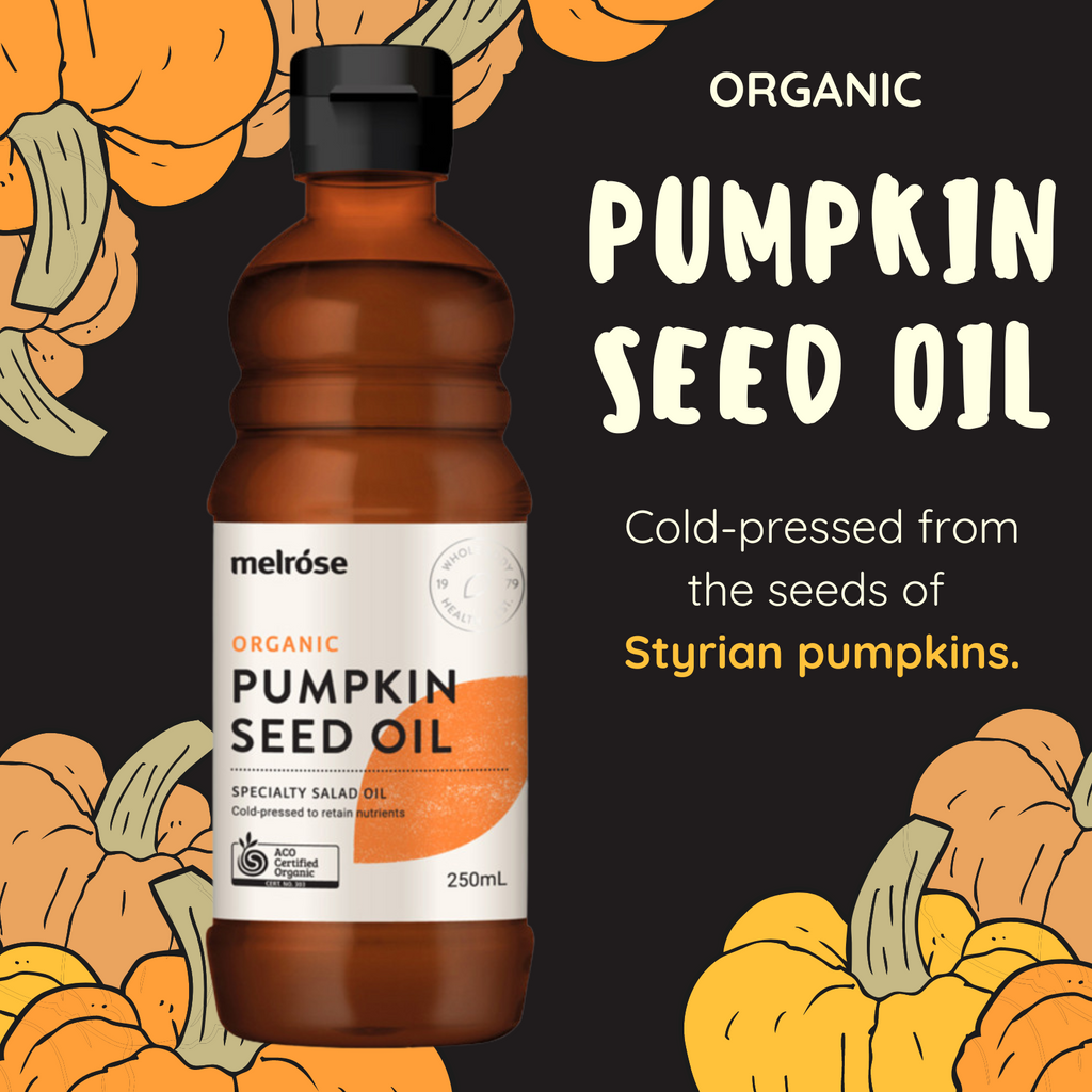 Melrose Organic Pumpkin Seed Oil - 500ml (2x 250ml Bottles)
