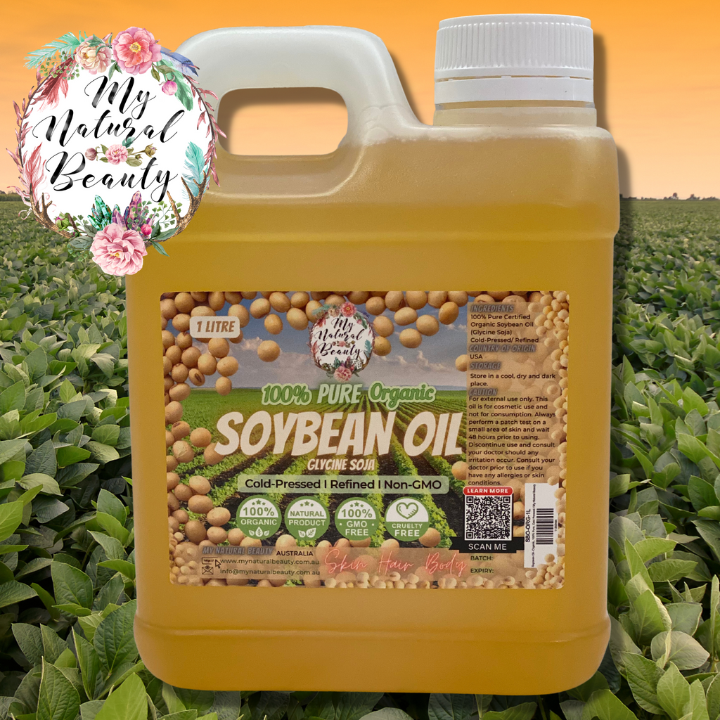 Soybean Oil- Organic, 100% Pure, Cold Pressed