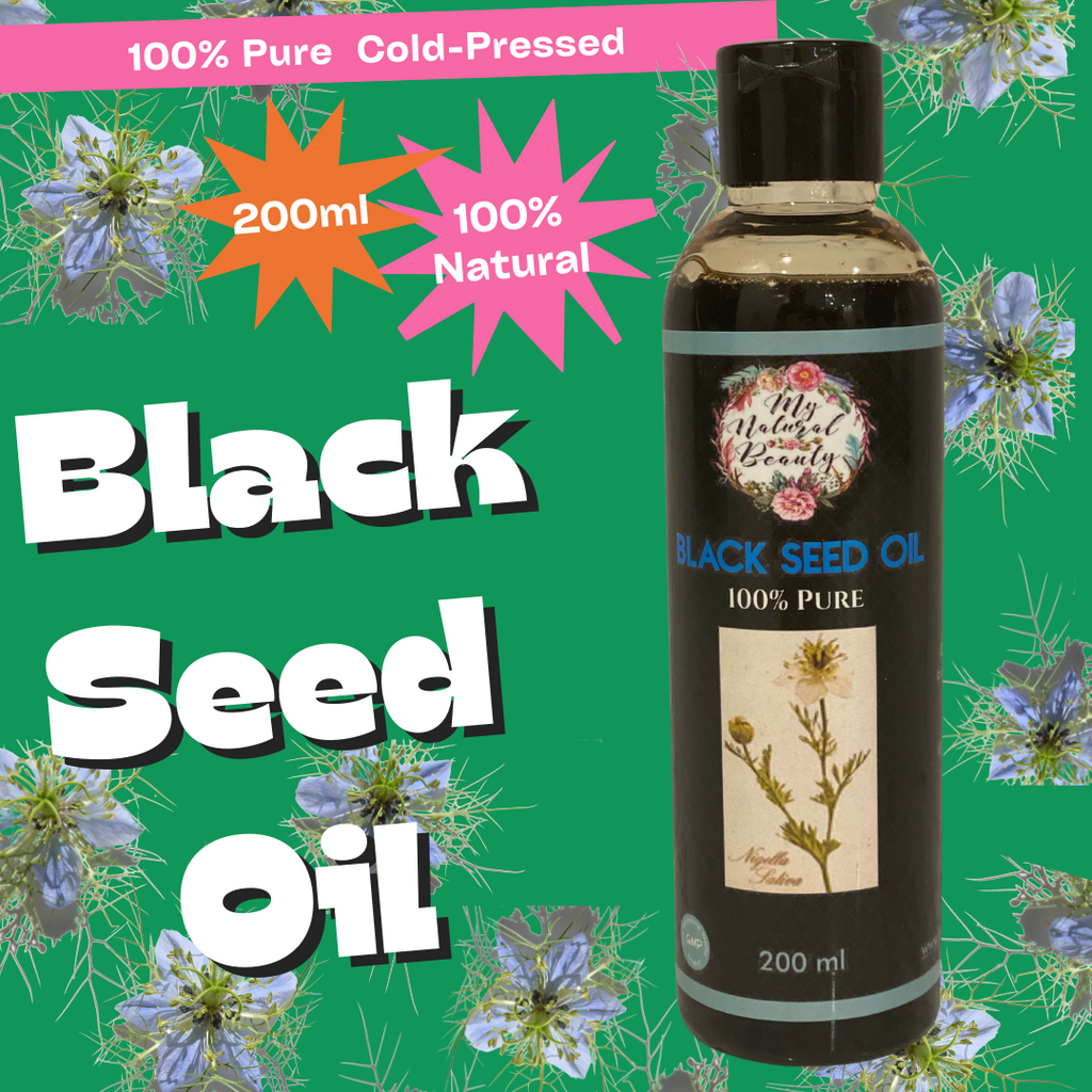 100% Pure Black SEED OIL -Nigella Sativa- ORGANIC- PREMIUM Cold Pressed 200ml..