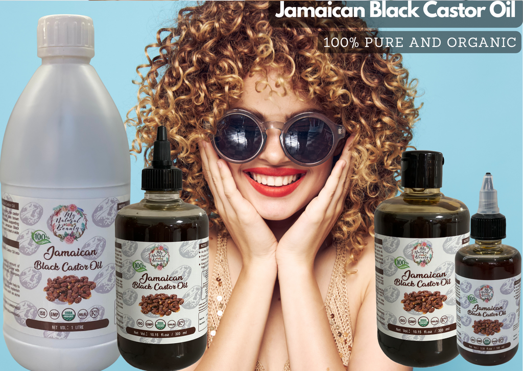  100% Pure Organic Jamaican Black Castor Oil – 1 Litre