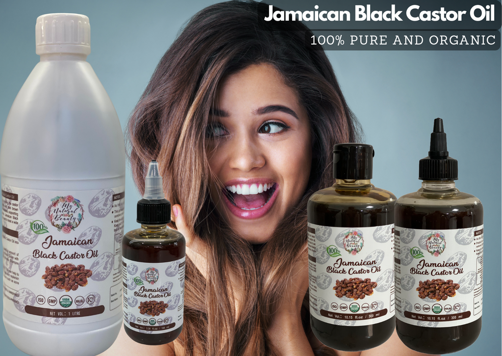  100% Pure Organic Jamaican Black Castor Oil – 1 Litre