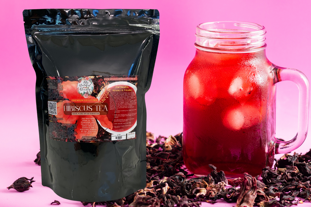 HIBISCUS TEA- 250g   PREMIUM EGYPTIAN HIBISCUS. 100% PURE DRIED HIBISCUS  EVERYDAY WELLNESS AND BEAUTY TEA