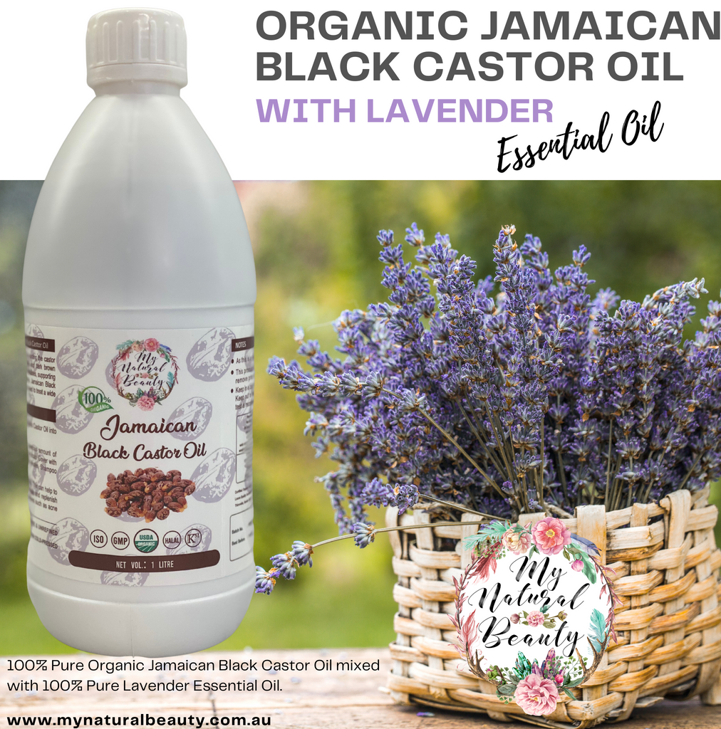 Bulk JamaIcan Black Castor Oil with lavender essential oil Australia.