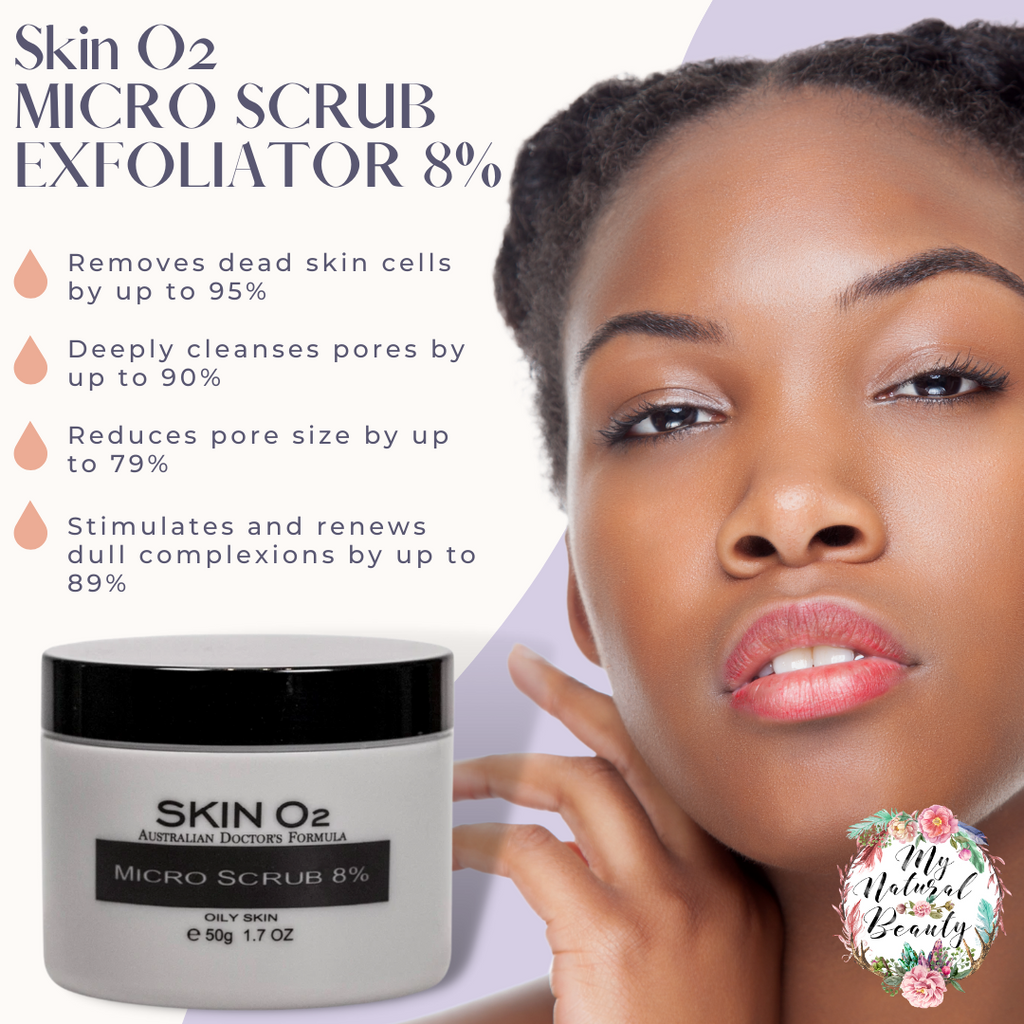 Skin O2 MICRO SCRUB EXFOLIATOR 8% - 50g. Buy online. On Sale. FREE shipping over $60.00