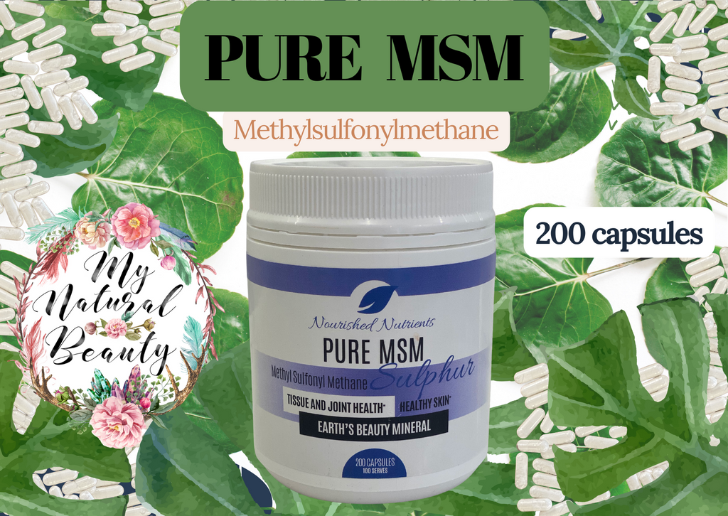 MSM Capsules ( Methyl Sulfonyl Methane ). Buy online Australia.