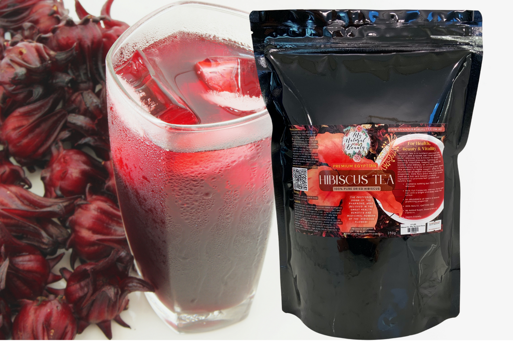 HIBISCUS TEA- 250g   PREMIUM EGYPTIAN HIBISCUS. 100% PURE DRIED HIBISCUS  EVERYDAY WELLNESS AND BEAUTY TEA