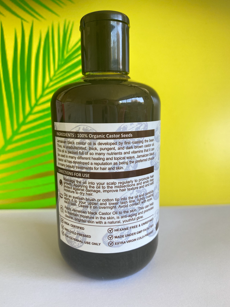 unrefined organic Jamaican Black Castor Oil for Hair Growth. Buy online Australia
