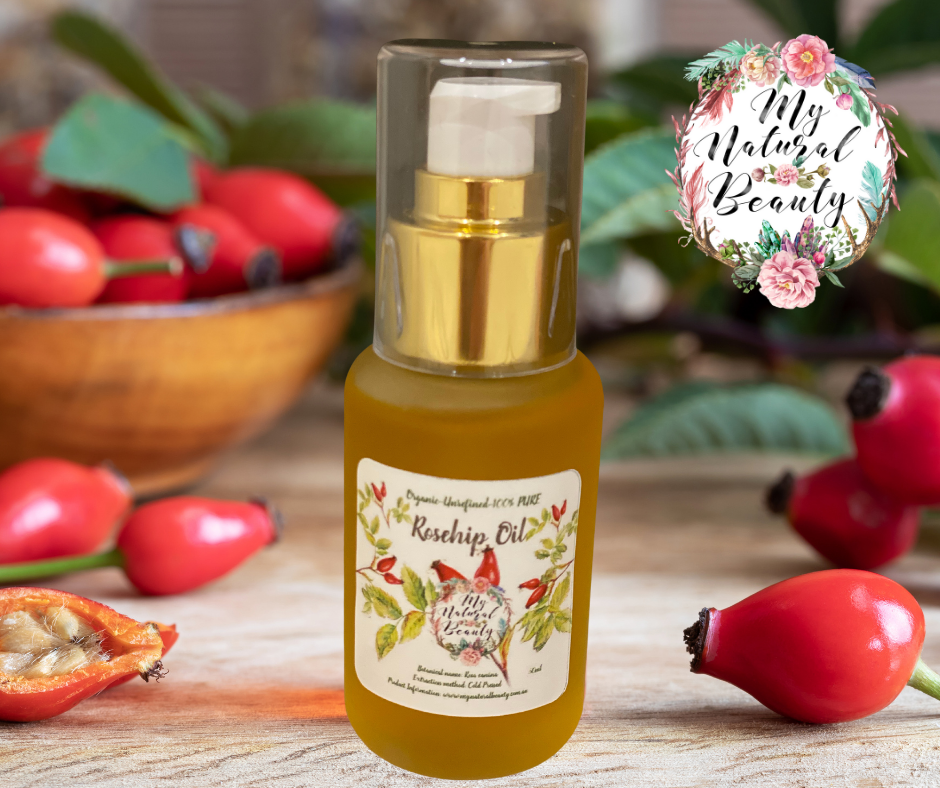   100% Pure Rosehip Oil- Organic – Unrefined- 50ml     INGREDIENTS- 100% PURE Organic Rosehip Oil Australia