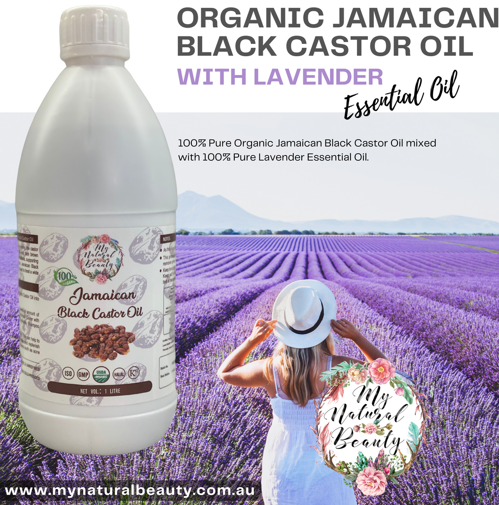 Bulk JamaIcan Black Castor Oil with lavender essential oil Australia.