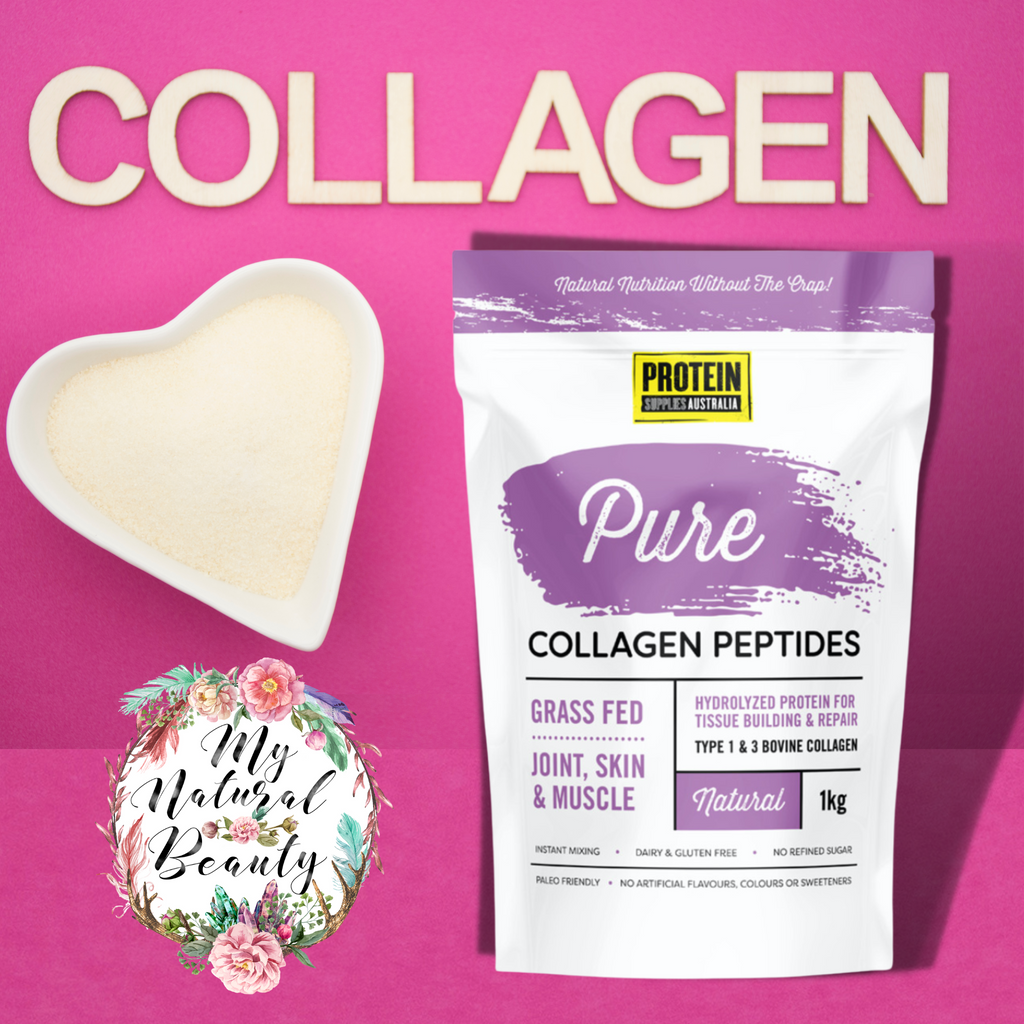 Protein Supplies Australia Collagen Peptides Pure 1kg     For Joints, Skin and Muscle Natural- 1kg Grass Fed  Hydrolyzed Protein for Tissue Building and Repair Type 1 & 3 Bovine Collagen Zero Carb Instant Mixing Dairy and Gluten Free No refined sugar No artificial flavours, colours or sweeteners. Free Shipping Australia Wide