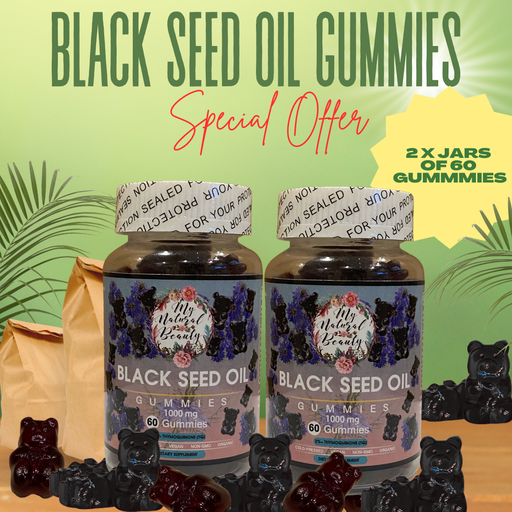 My Natural Beauty are your go to Australian supplier of high quality Black Seed Oil products. We now bring you our premium Black Seed Oil Gummies. These gorgeous sweet tasting gummy bears contain 1000mg of Black Seed Oil per serve, high levels of 2% Thymoquinone (TQ) and are cold-pressed to produce a product that is nutrient rich and highly beneficial