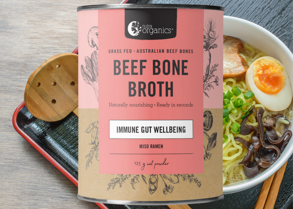 Nutra Organics Beef Bone Broth Miso Ramen Northern Beaches of Sydney