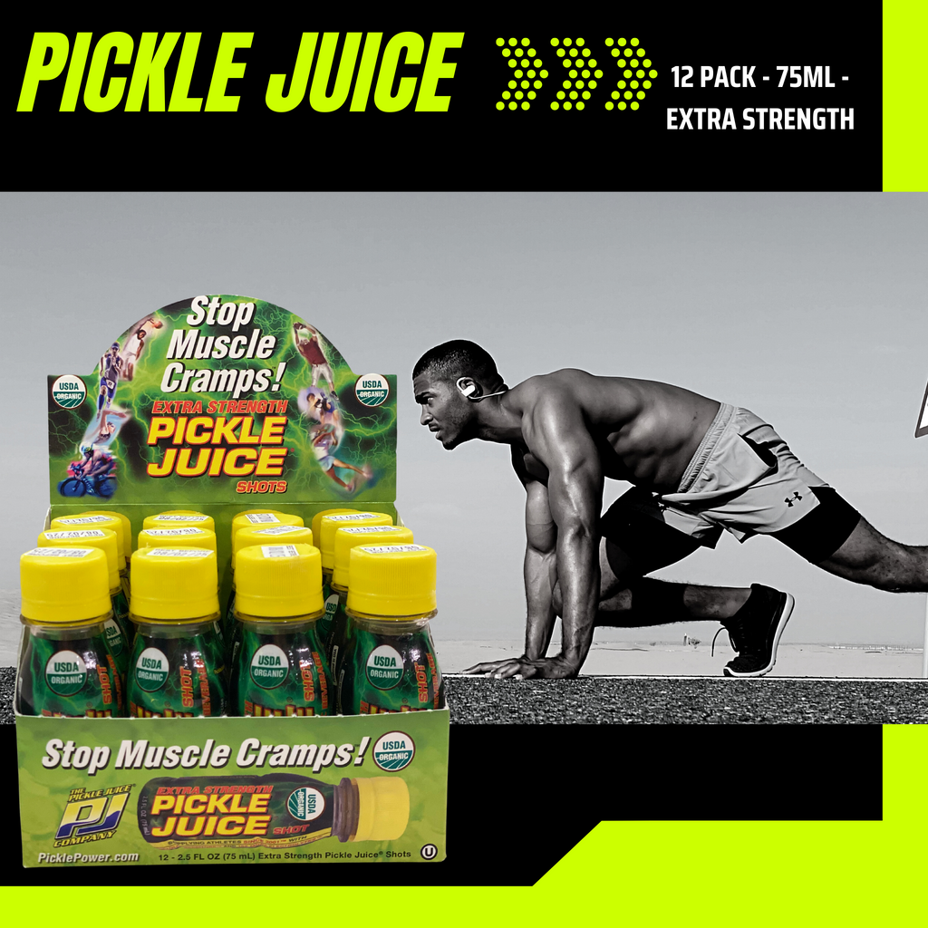 BENEFITS   STOPS CRAMPS INSTANTLY  Pickle Juice is a 100% natural, purpose built isotonic beverage designed specifically to stop muscle cramps and prevent them from returning. Taking Pickle Juice can stop muscle cramps in its tracks within 15-20 seconds.. The benefits of Pickle Juice.