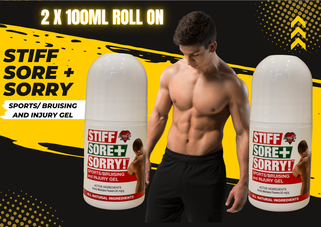 Stiff Sore + Sorry Sports/ Bruising and Injury Gel – ON SALE! - Love