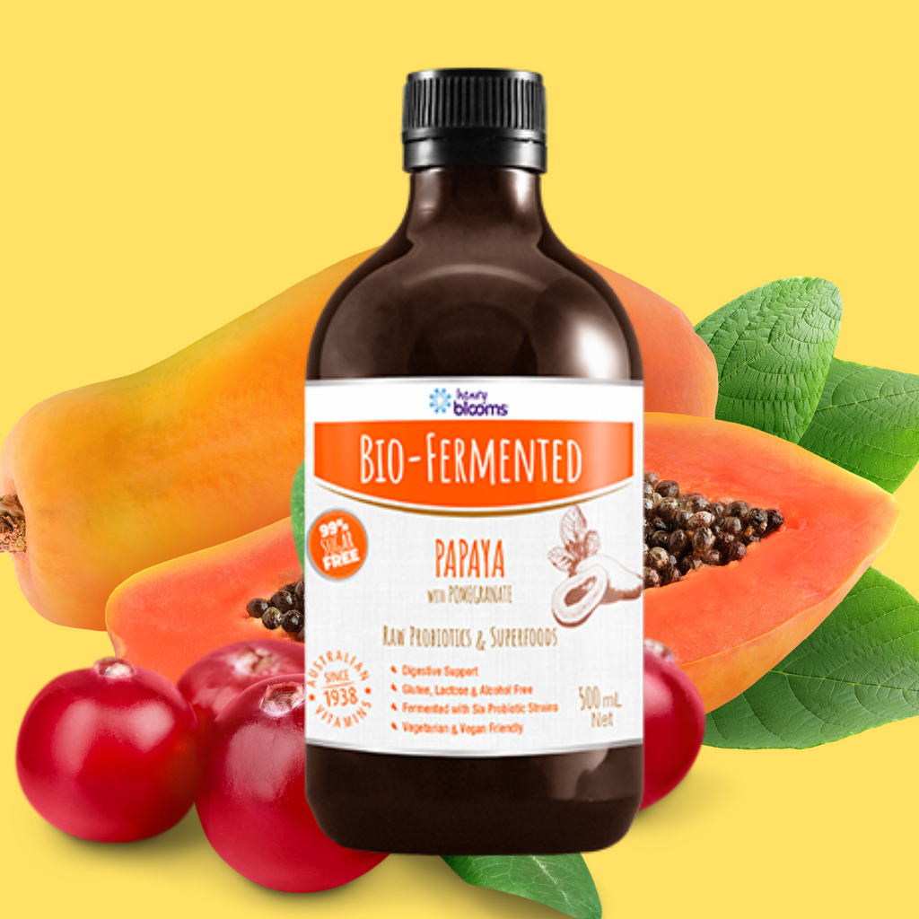    Henry Blooms Bio-Fermented Papaya with Pomegranate 500ml    PROBIOTIC /   DIGESTION /   ANTIOXIDANT