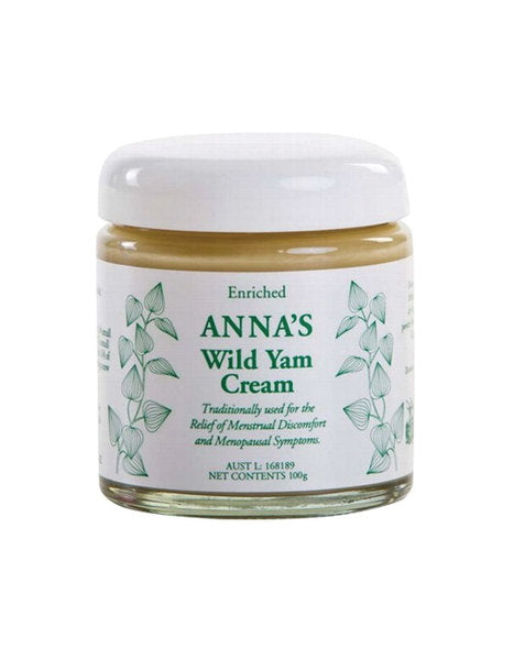 ANNA'S Wild Yam Cream (Her) Menstrual & Menopausal Symptoms - 100g