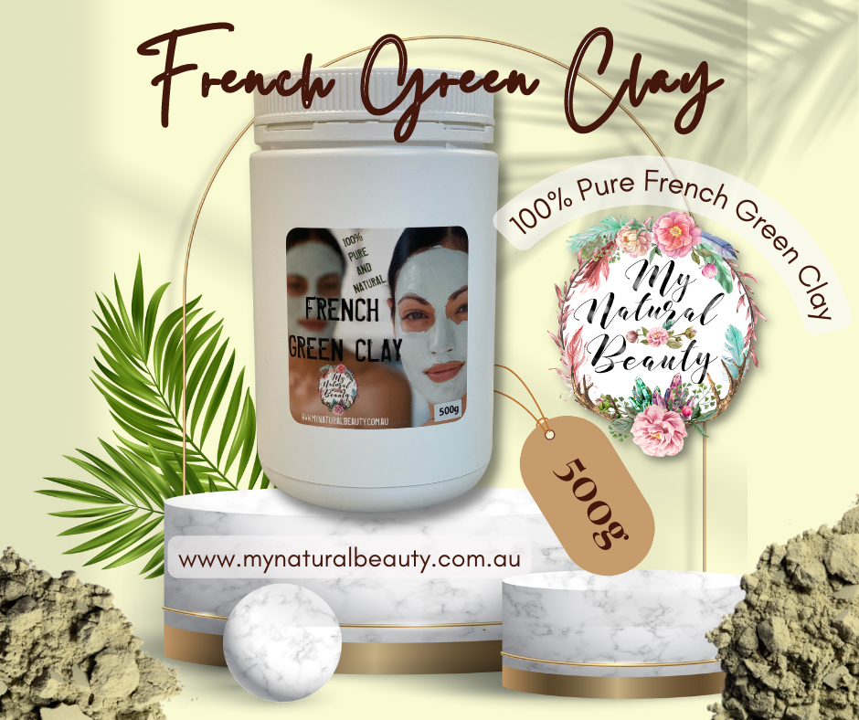 100% Pure French Green Clay- 500g buy Australia