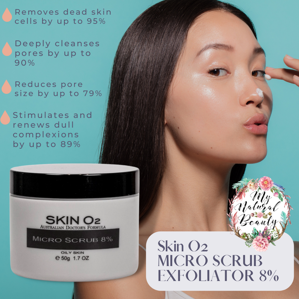 Skin O2 MICRO SCRUB EXFOLIATOR 8% - 50g. Buy online. On Sale. FREE shipping over $60.00