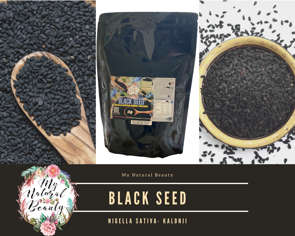 Nigella Sativa Seeds- Kalonji   •	Boosts immunity •	A natural source of Thymoquinone (TQ), antioxidants, vitamins, minerals and essential fatty acids. •	Promotes wellbeing •	Improves digestion   INGREDIENTS: 100% Pure Black Seed ( Nigella Sativa Seed)
