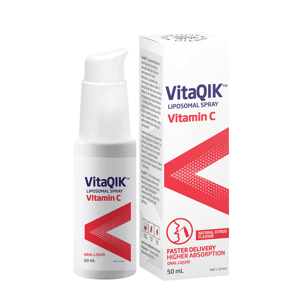Henry Blooms VitaQIK Liposomal Spray Vitamin C 50ml. Buy online Australia