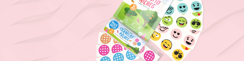 Mosquitos find us humans by sensing the CO2 being emitted. Buzzpatch scent creates a virtual shield, almost camouflaging your kids from mosquitos.  Citronella essential oils, adhesive patches made from medical grade tape.  The BuzzPatch is most effective in the first 8 hours, and continues to be effective for 24-72 hours from opening.