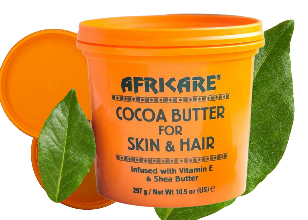 Cococare, Africare, Cocoa Butter For Skin & Hair, 10.5 oz (297 g)  . Curly hair. 