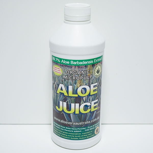 Aloe Vera Australia 1 Litre Organic Micropulp Juice