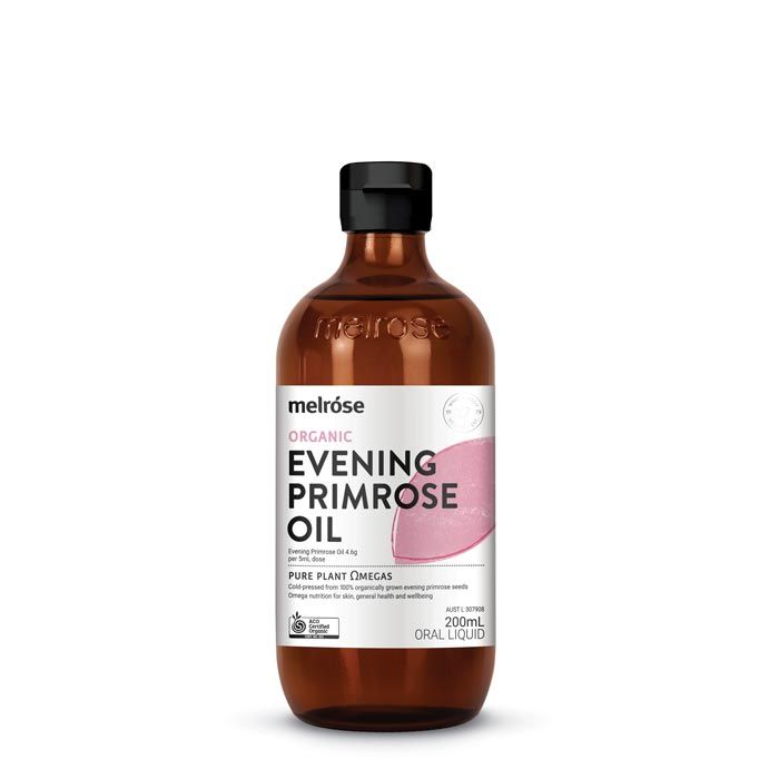MELROSE EVENING PRIMROSE OIL 200ML ORGANIC - FOR SKIN AND GENERAL WELLBEING