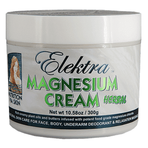 Elektra Magnesium Cream- Herbal- 300g (10.58oz) jar
