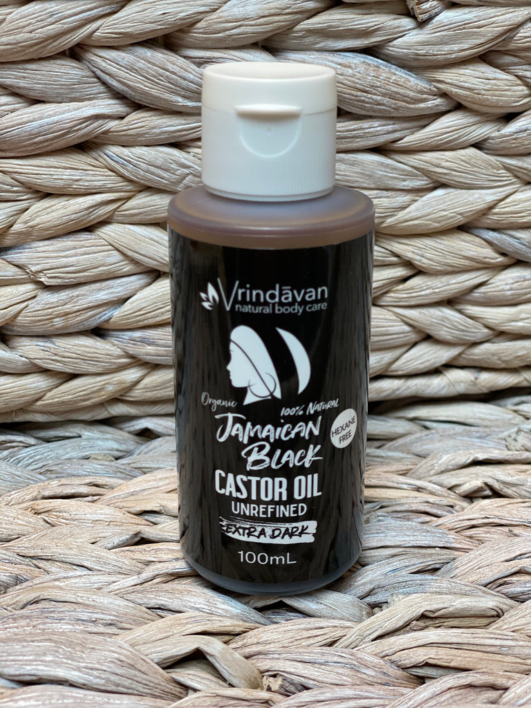 VRINDAVAN Jamaican Black Castor Oil Extra Dark - Unrefined - 100ml