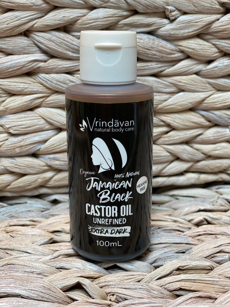 VRINDAVAN Jamaican Black Castor Oil Extra Dark - Unrefined - 100ml