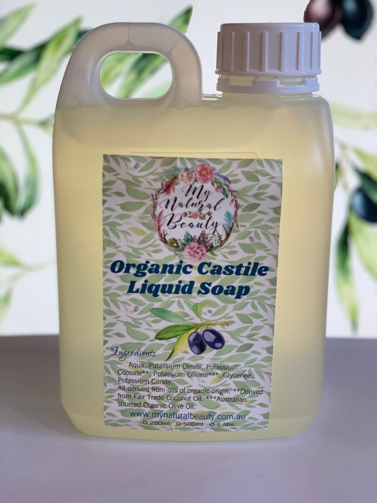 This product is concentrated and can be diluted for a variety of purposes as described below. You can also use this product as is or mixed with essential oils of your choice. Castile Soap can also be thickened with salt if you prefer a slightly thicker finish to your liquid soap.