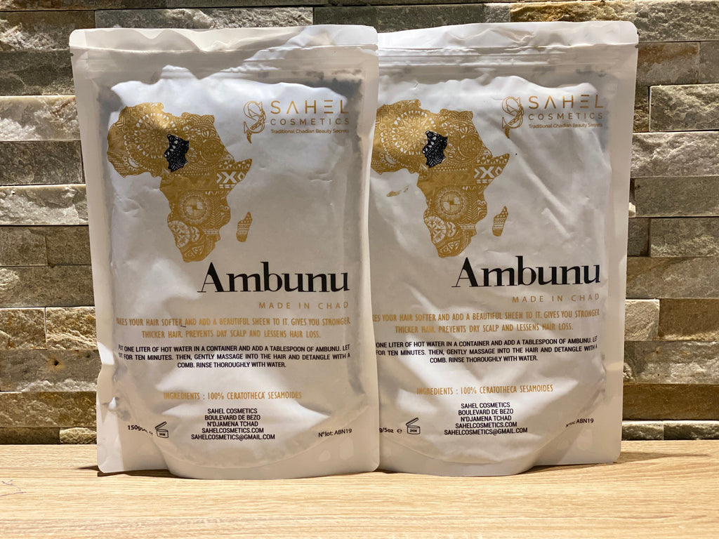 Buy Ambunu in bulk Australia. 300g. 2x 150g packets. From Miss Sahel. Sahel Cosmetics