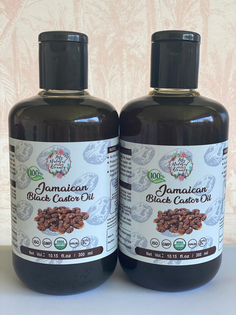  My Natural Beauty Organic Jamaican Black Castor Oil (300 ML)  Organic Australia. Natural Hair care. Kinky Hair. Hair growth. Treat hair loss naturally. Jamaican Black Castor oil.
