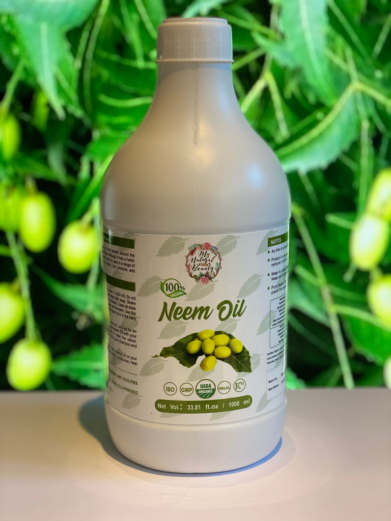 100% PURE NEEM SEED OIL-Cold-Pressed -Organic- 1L 1 Litre