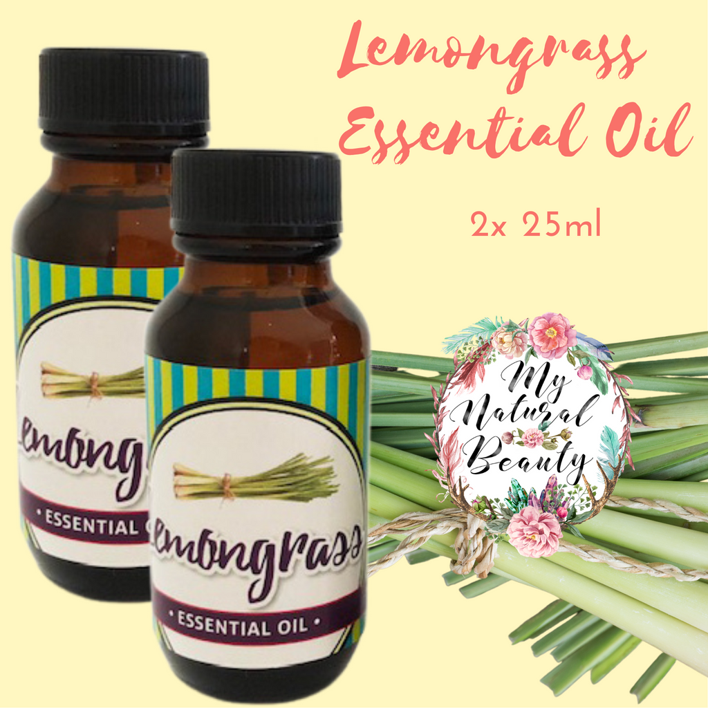 Lemongrass Essential Oil   2 x 25ml in glass bottle   PROPERTIES: invigorating, uplifting BLENDS WITH: basil, cedarwood, geranium, blood orange PRECAUTION:  Skin – could cause sensitivity