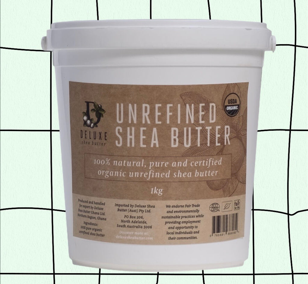 Buy unrefined Shea Butter Sydney Australia. Bulk Shea Butter. Certified Organic