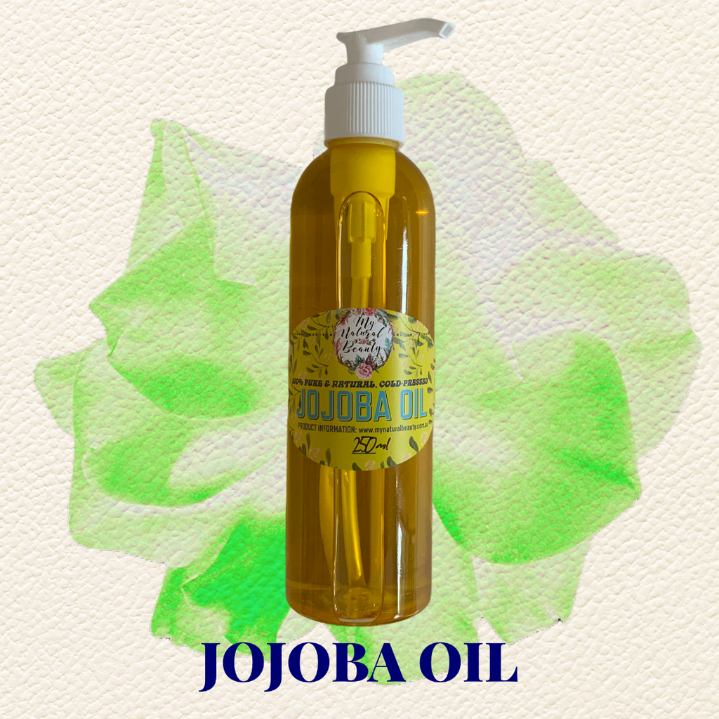 100% Pure Virgin Jojoba Oil  Ingredients- 100% Simmondsia Chinensis Seed Oil (Jojoba Oil)). 250ml Pump bottle