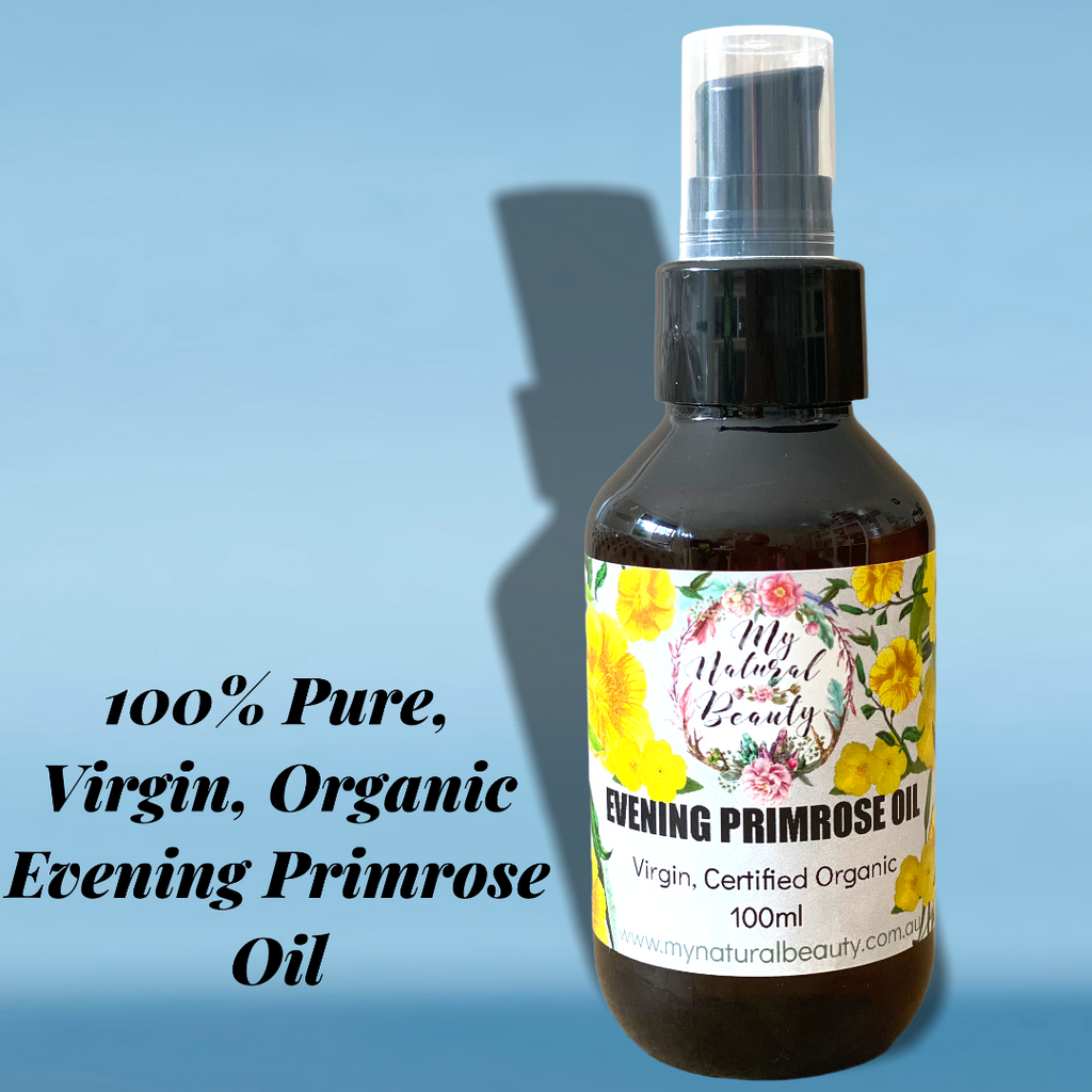 Evening Primrose Oil SUGGESTED USAGE:   SKIN:  Apply 1-2 drops of Evening Primrose directly to your chosen area and gently massage until absorbed. Use twice daily or more often as required.   HAIR/SCALP:  1-2 drops can also be applied to dry or wet hair and/or massaged into your scalp to treat scalp conditions. You can also apply a more generous amount to the hair and scalp and leave in overnight (or preferably at least 30 mins) as a pre-shampoo treatment and as an intensive scalp treatment.  CARRIER:  Use 