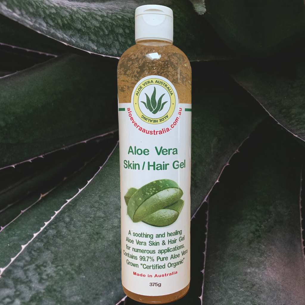 Aloe Vera Gel- 99% PURE ALOE VERA- 375g, 2x 375g, 1kg, 2kg or 5kg -Aloe Skin/Hair Gel