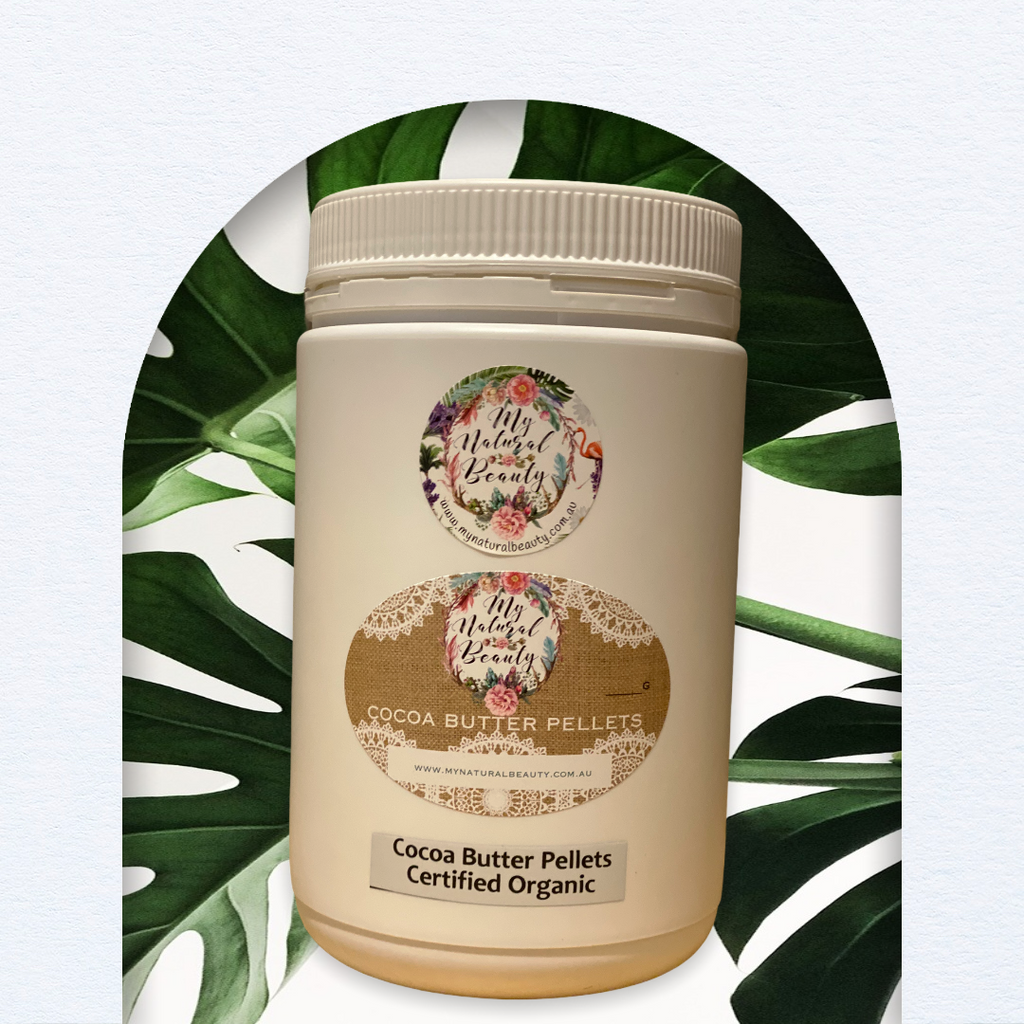 Buy online Cocoa Butter Pellets online. DYI Body Butters for stretch marks. Create your own creams. Natural beauty products from My Natural Beauty.