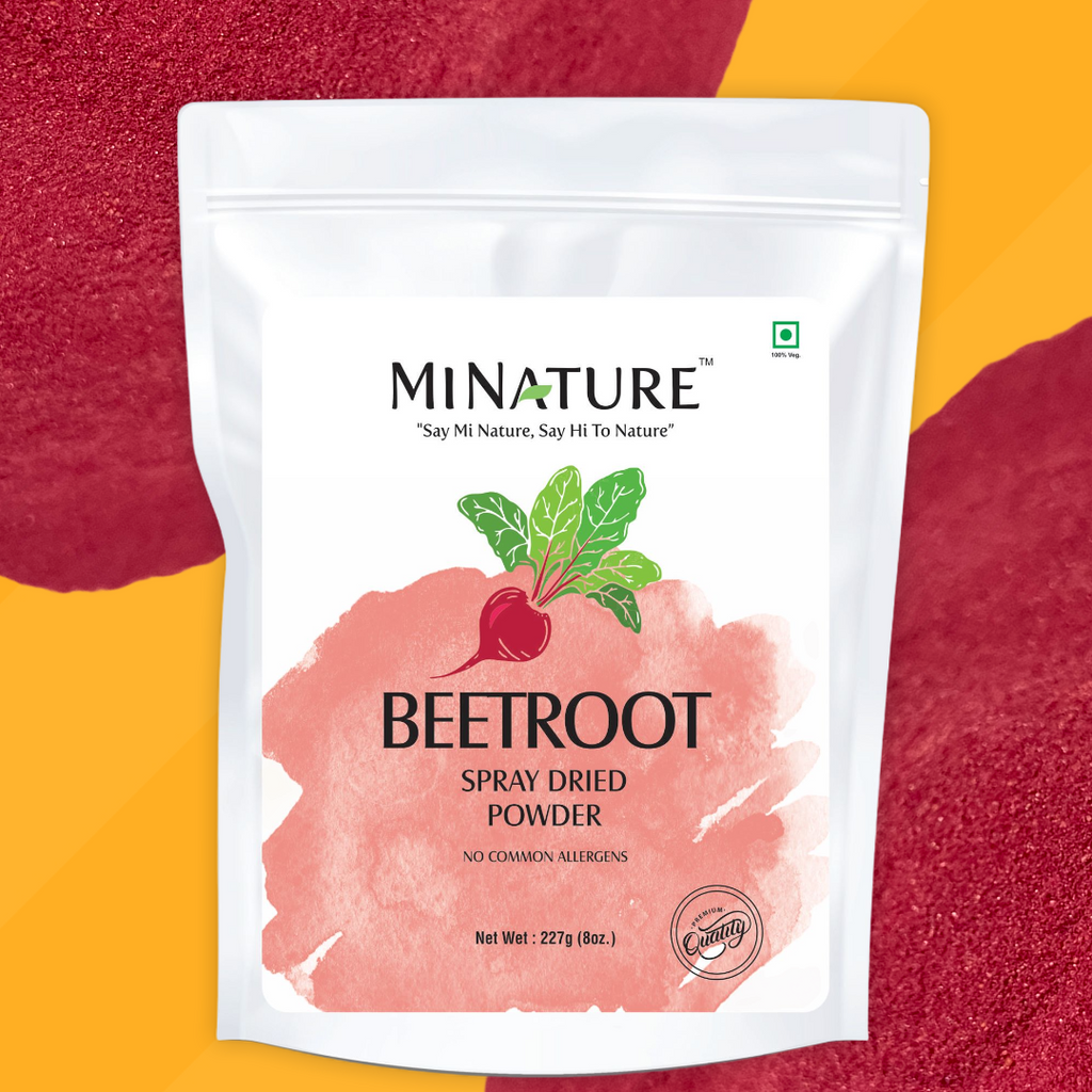  Add vibrancy to your food and drinks with Beetroot Powder. A highly versatile superfood powder, Beetroot Powder provides a sweet and earthy taste which can be enjoyed in juices, smoothies or baking for a bring boost to many drinks and dishes.