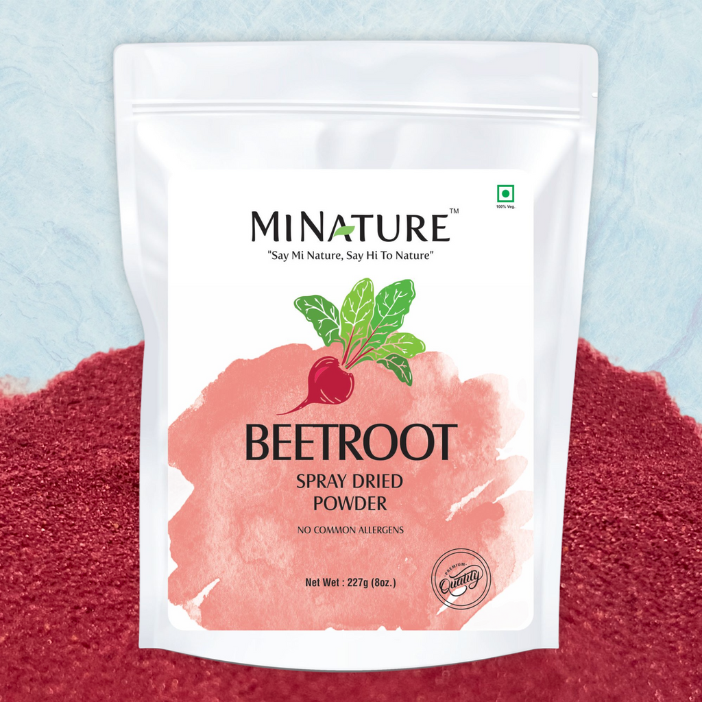 INGREDIENT:  •	Beetroot Powder (Beta Vulgarus)  HOW TO USE:  Add beetroot powder to smoothies, baked goods and other recipes to provide nutrients and a subtle sweet flavour.