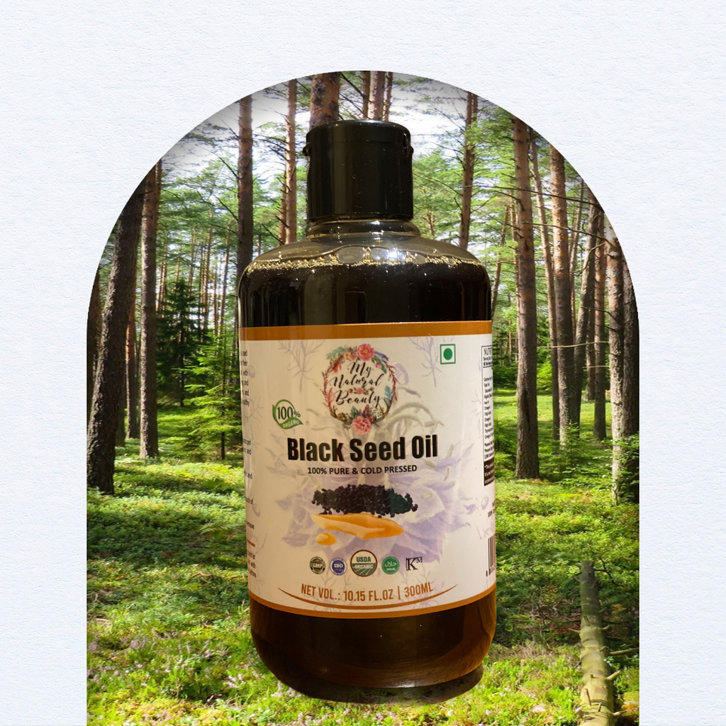 100% PURE ORGANIC BLACK SEED OIL- 300ml  100% PURE and NATURAL NIGELLA SATIVA OIL (Cold-Pressed)   Ingredients: 100% NIGELLA SATIVA OIL (Cold-Pressed) (this is made from 100% Pure Organic Black Seeds)